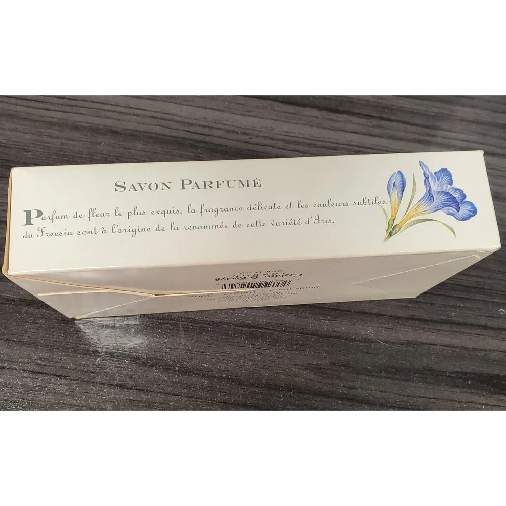 Crabtree & Evelyn Freesia Perfumed Soap 3 Bar Set 3.5oz Each Vintage 1993 NIB